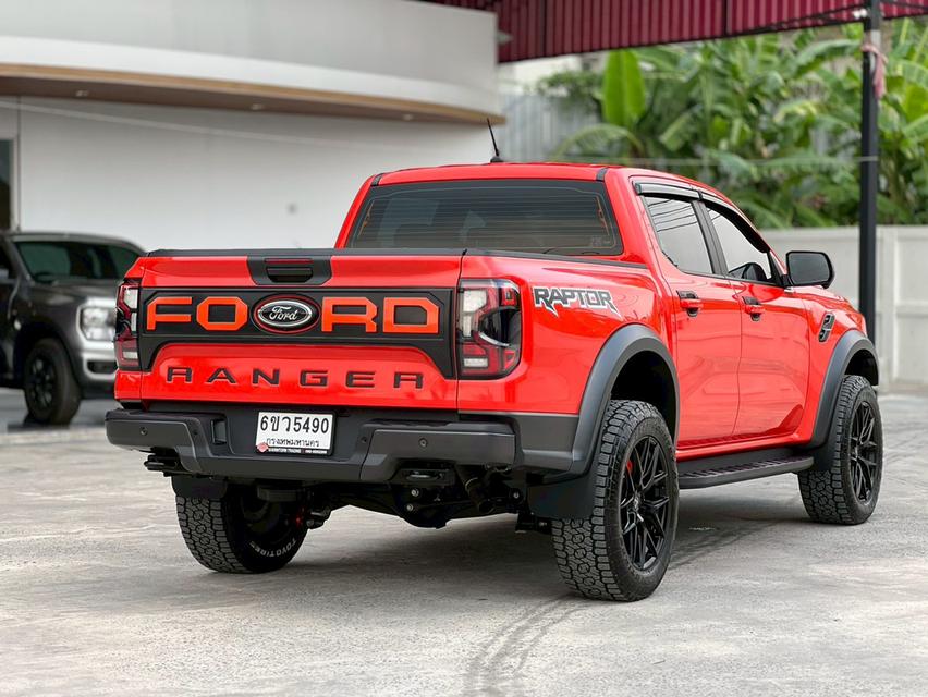 ปี 2025 FORD RANGER, 2.0 RAPTOR BI-TURBO 4WD โฉม DOUBLE CAB สีส้ม สวยจัดๆ รูปที่ 6