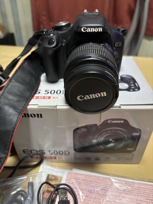 ขายกล้อง Canon EOS 500D มือสอง อุปกรณ์ครบ