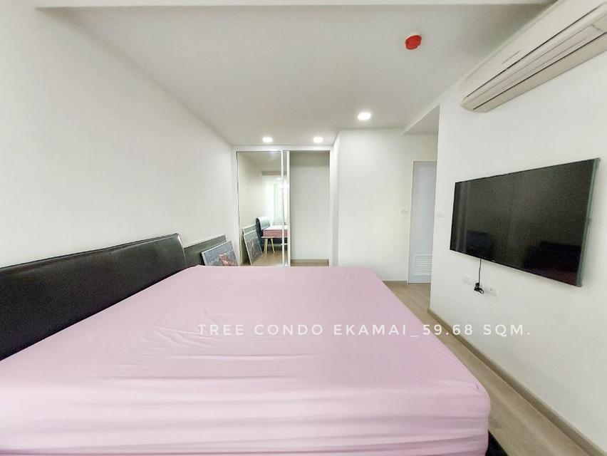 ให้เช่า คอนโด 2 bedrooms fully-furnished good conditionTree Condo เอกมัย 60 ตรม. in good area near BTS Ekkamai 4