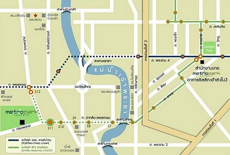 คอนโด เมโทร พาร์ค สาทร เฟส 3 ตึก 3G ขนาด 35 ตรม 1นอน ชั้น1 ทิศตะวันออก โซนใกล้สระน้ำ ตกแต่งครบ 10
