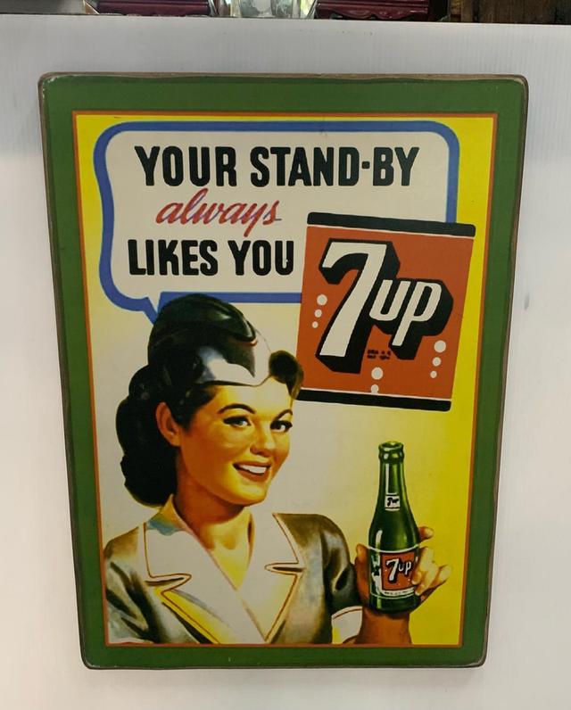 ภาพพิมพ์บนแผ่นไม้ 7up (งานใหม่) 3