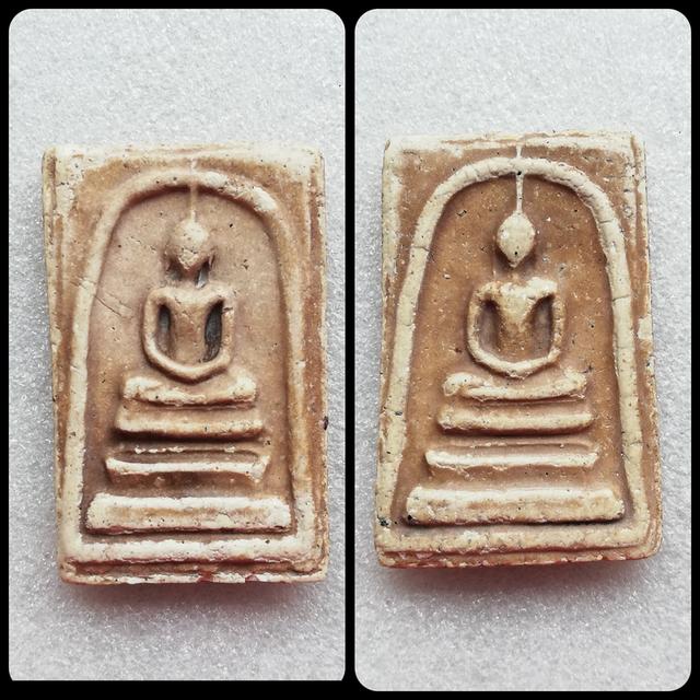 สมเด็จสองหน้า หลังลายเครือเถาวัลย์ หลังรางลูกคิด ๒๔๑๑