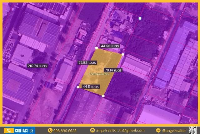 เซ้งขายสิทธิ์ ที่ดิน บางปู ผังสีม่วง ถมแล้ว ถนนสุขุมวิท 2 ไร่ 2