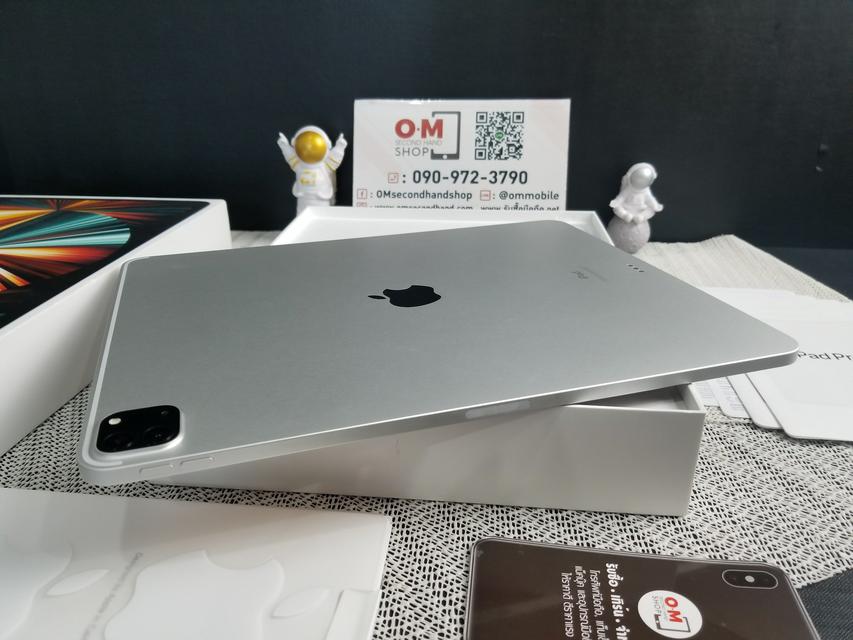 รูป ขาย/แลก iPad Pro 12.9นิ้ว (2021) 256GB (Wifi) Silver ศูนย์ไทย ประกันศูนย์ สวยมาก ติดฟิมล์แล้ว เพียง 35,900 บาท  4