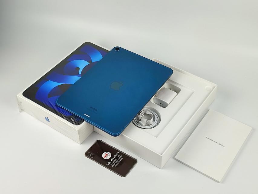 ขาย/แลก iPad Air5 (2022) 64 (Wifi+Cellular) สี Blue ศูนย์ไทย ประกันศูนย์ สภาพสวยมากๆ แท้ ครบกล่อง เพียง 22,900 บาท  1