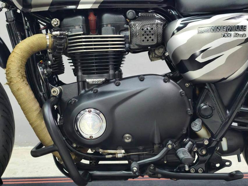 TRIUMPH BONNEVILLE T100 BLACK ปี 2017 ABS🇬🇧 แต่ง TRACKER หล่อๆ จบ ๆ พร้อมขี่ รูปที่ 14