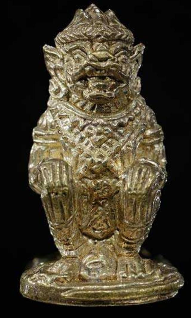 หนุมานกายสิทธิ์ เนื้อเงิน หลวงพ่อคง วัดวังสรรพรส ปี 2529 8