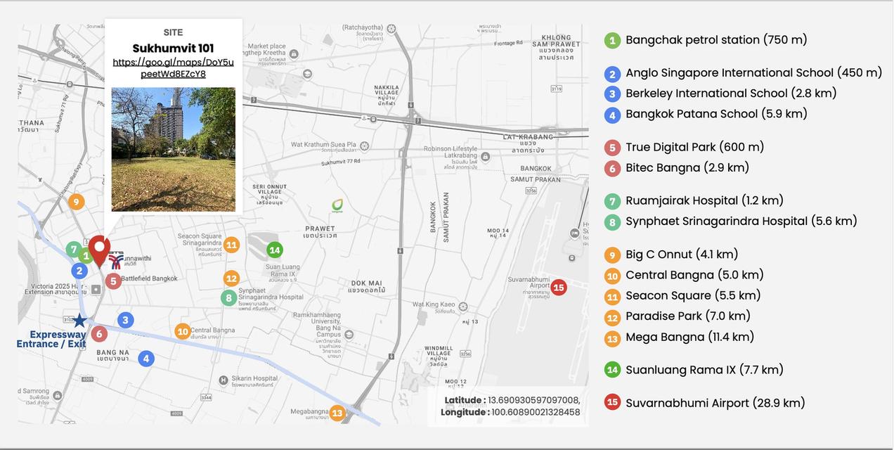 ขายที่ดินสุขุมวิท 101 ขนาดใหญ่ 1,469 ตร.ว. ติด BTS ปุณณวิถี 80 ม. Rare Item - ที่ดินขนาดใหญ่เหมาะ Mega Project 4