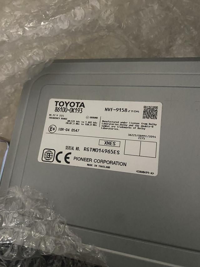 จอรถยนต์ Fortuner 2019  + SD Card ( ของแท้ ) 5