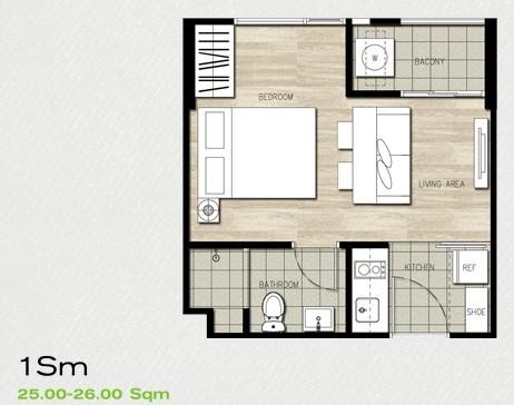 ด่วน ขายถูก คอนโดเดอะเบส พระราม 9 - รามคำแหง ห้องสตูดิโอ ขนาด 26 ตรม. ชั้น 23 วิวเมือง เฟอร์นิเจอร์ครบ พร้อมอยู่ ต่อรองได้ 16