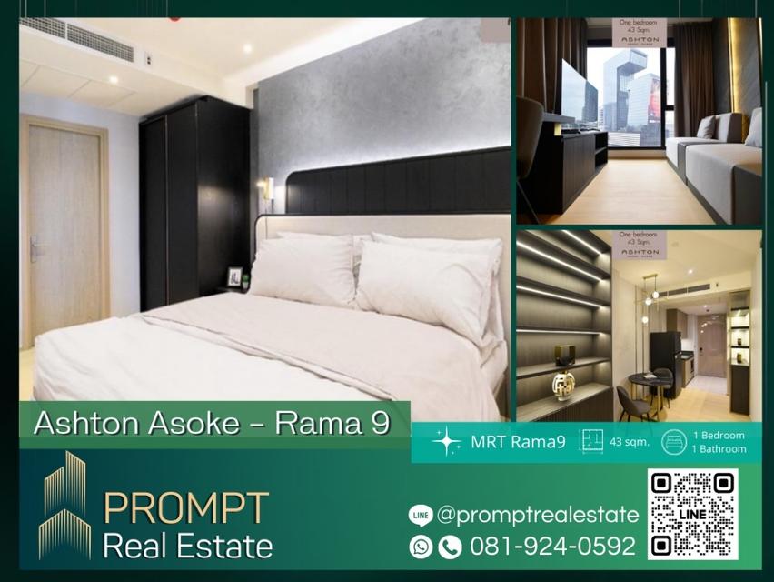 PROMPT *Rent* Ashton Asoke - Rama 9 - 43 sqm - #MRTRama9  #CentralRama9 1