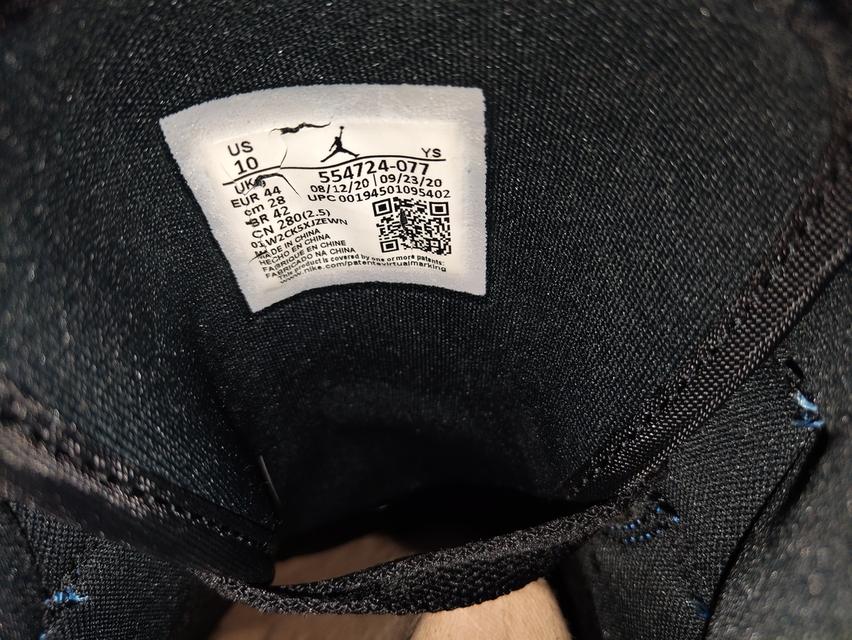 Air jordan 1 mid สีน้ำเงิน มือสอง รูปที่ 8