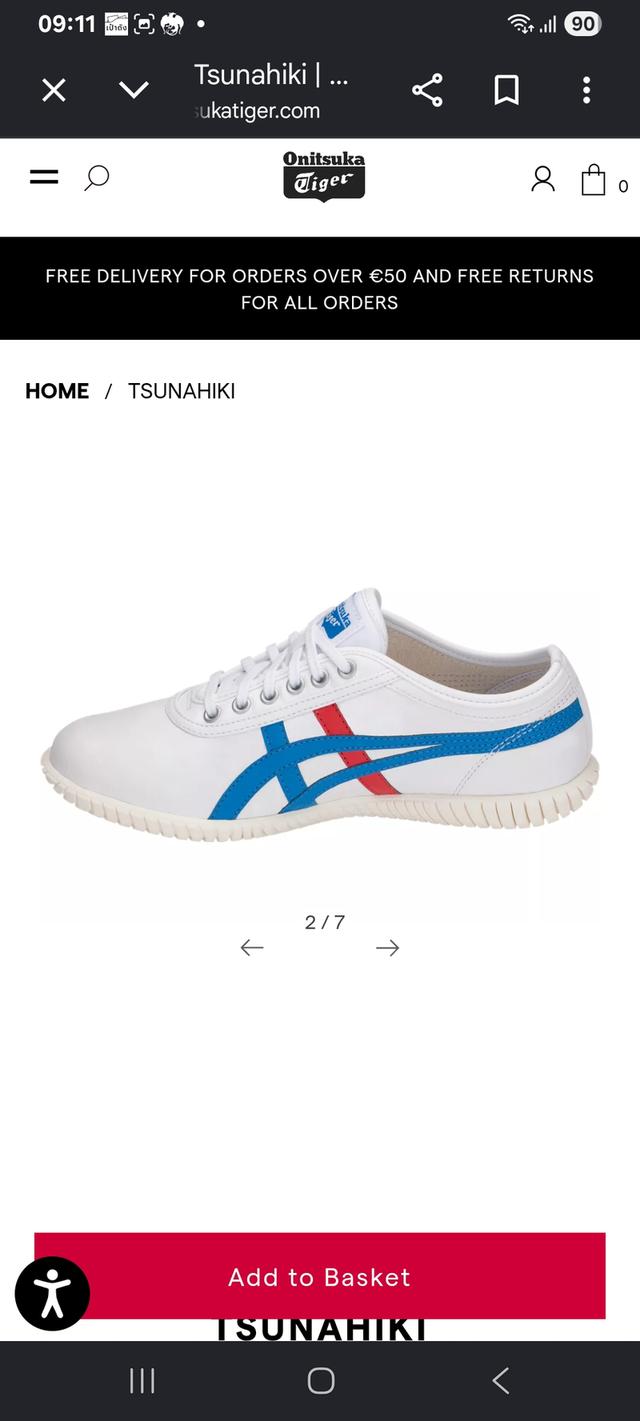 ONITSUKA TAUNAHIKIEUR 40.5/25.5สวยเลยไม่เก็บสีไร้ตำหนิ690ค่าส่ง50 รูปที่ 12