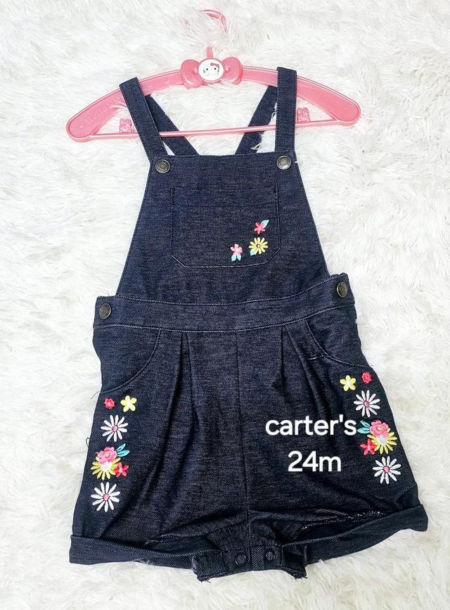 เสื้อผ้าเด็ก จั้มสูท เอี๊ยม แบรนด์ Carter's ไซส์ในภาพ ส่งต่อมือสอง สภาพใหม่ ไม่มีตำหนิ