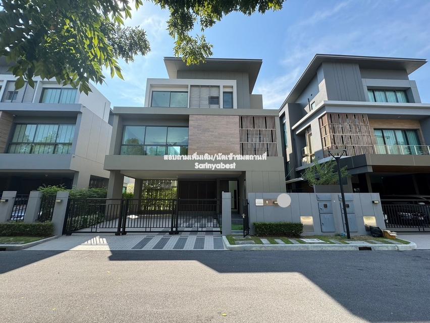 ขายด่วน แกรนด์ บางกอก บูเลอวาร์ด ราชพฤกษ์-พระราม 5 Phase2 ถนนนครอินทร์ บ้านใหม่ยังไม่เคยเข้าพัก หน้าบ้านไม่มีบ้านตรงข้ามบังวิว 1