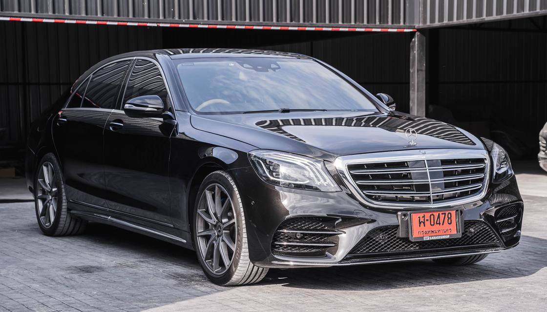 รหัสรถ 67GG5320 2016 BENZ S500e  โฉม W222 สีดำ แต่ง facelift 