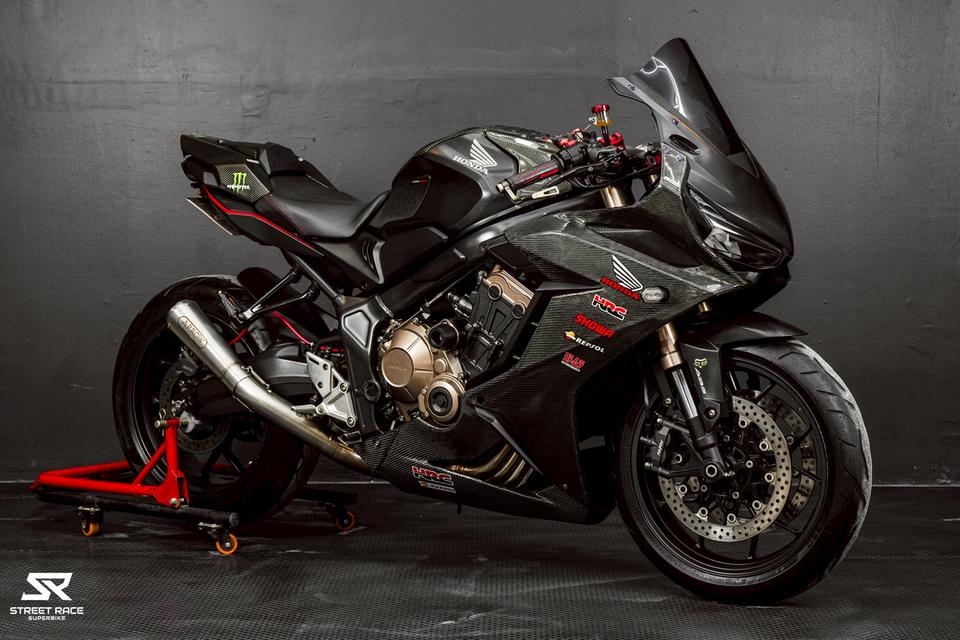🔥 Honda CBR650R ปี 2019 | ดำดุ ของแต่งท่วม คาร์บอนจัดเต็ม ปั๊ม Brembo แท้! 🔥 CBR650R คันนี้ไม่ใช่แค่สวย แต่ “ของถึง” จัดคาร์บอนมาแบบเต็มลำ ปั๊ม Bre รูปที่ 7