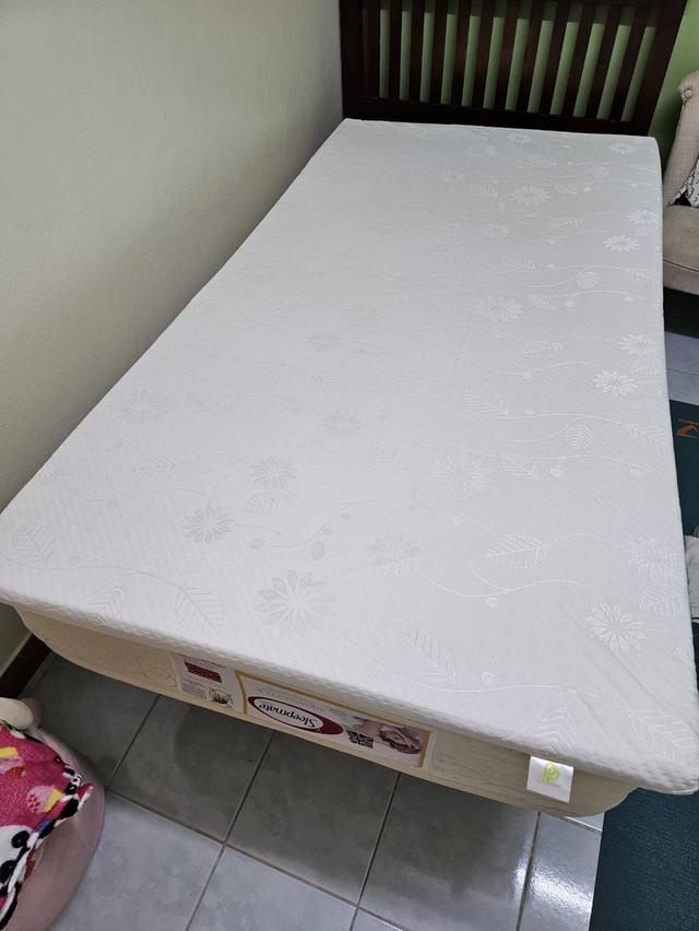 Topper ยางพาราแท้ รุ่น Firm ขนาด 3.5 ฟุต หนา 2" ส่งต่อมือสอง สภาพดี ไม่มีตำหนิ (ไม่รวมเตียง)