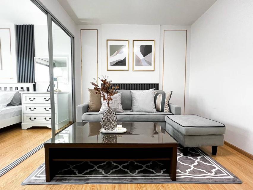 ดี คอนโด ติดรถไฟฟ้า (สายสีม่วง) สถานีไทรม้า หน้าโครงการ‼️ บิ้วอินครบ เฟอร์ครบ👍 ใกล้❤️ -สะพานพระนั่งเกล้า -ตลาดต้นสัก -ตลาดนกฮูก ไนท์พลาซ่า -เซ็นทรั 3