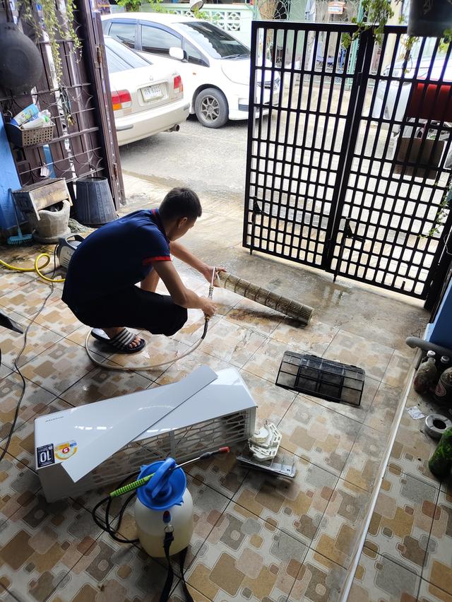ล้างแอร์ ติดตั้งแอร์ใกล้ฉัน ปากเกร็ด หมู่บ้านเมือทอง