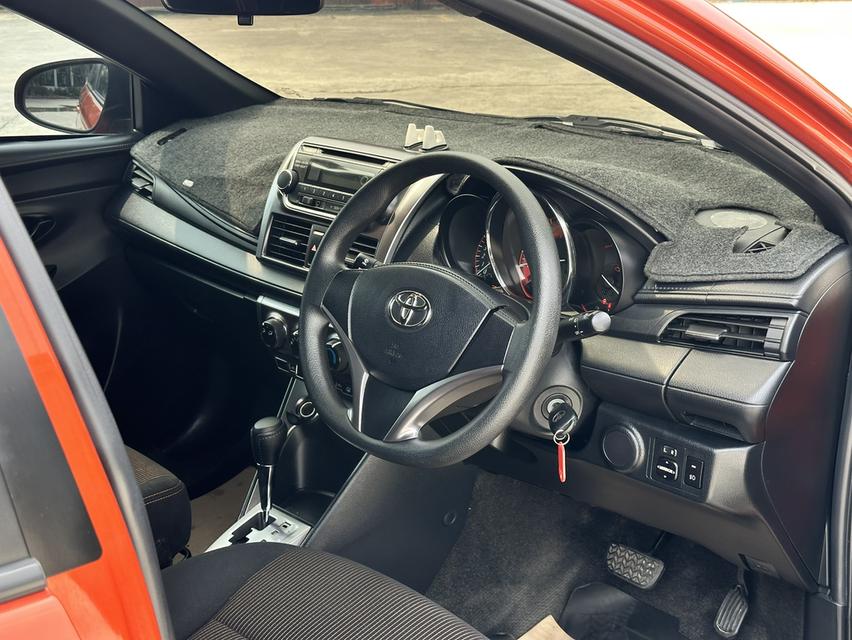 รหัสรถ PAT8151 Toyota Yaris 1.2E A/T ปี 2016 สีส้ม รูปที่ 6