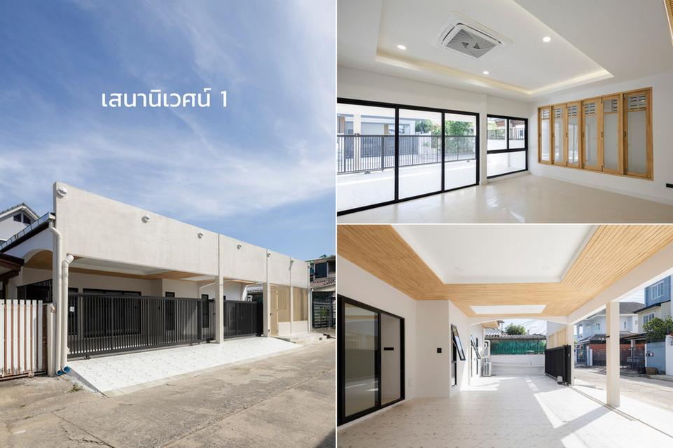 หมู่บ้านเสนานิเวศน์ 1 เขตลาดพร้าว ขายบ้านเดี่ยว รีโนเวทใหม่ทั้งหลัง 51 ตารางวา 3 ห้องนอน 3 ห้องน้ำ จอดรถ 3 คัน ใกล้ BTS เสนานิคม 2