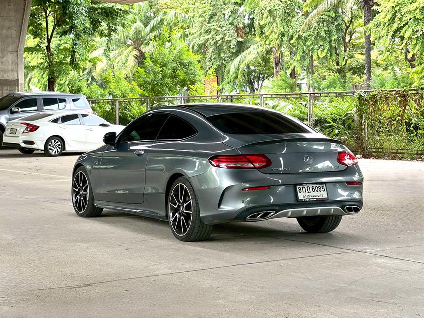 ขายรถ Benz AMG C43 4MATIC Coupe W205 ปี 2019 สีเทา เกียร์ออโต้ 6