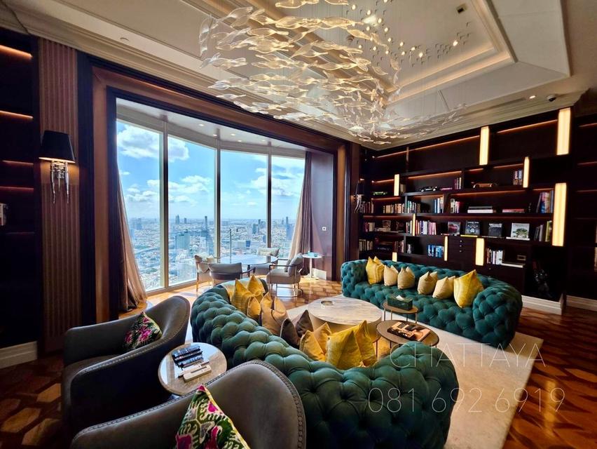 FOR SALE - THE EXTRAORDINARY PENTHOUSE The Residences at Mandarin Oriental, Bangkok 386.85 SQ.M.  3 BEDROOMS  50TH FLOOR  PANORAMIC CHAO PHRAYA VIEWS 3