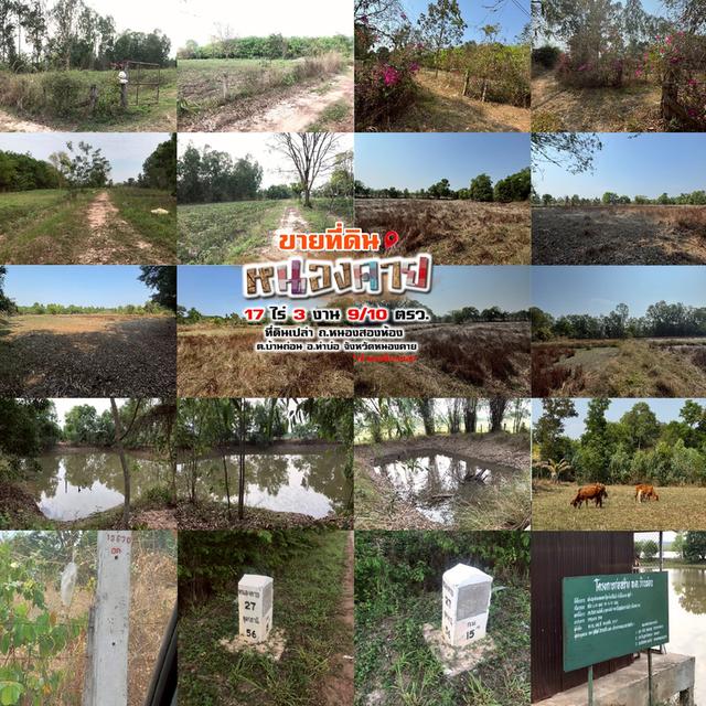 👍เจ้าของขายเอง ที่ดินหนองคาย ✅️🧧ขาย 6 ล้านบาท (ลดได้นิดหน่อย ลดผู้ซื้อโอนเอง ซื้อเต็มฟรีโอน) 🏠ที่ดินเปล่า 17 ไร่ 3 งาน 9/10 ตรว. ถนนหนองสองห้อง ต.บ 2