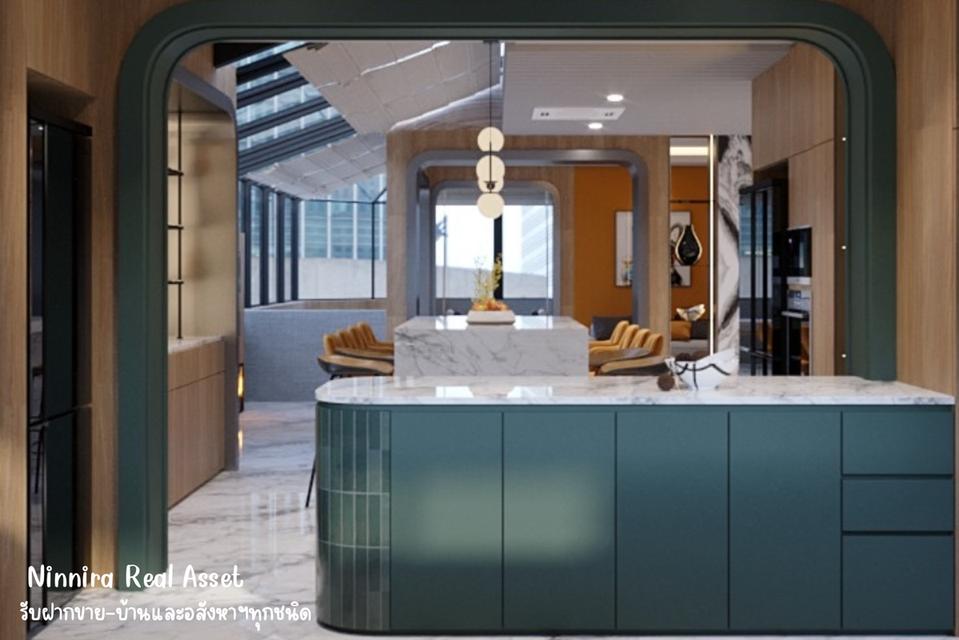 คอนโดหรู เพนท์เฮาส์ ใจกลางเมืองพระรามสาม Luxuly Penthouse Condominiume rama3 6