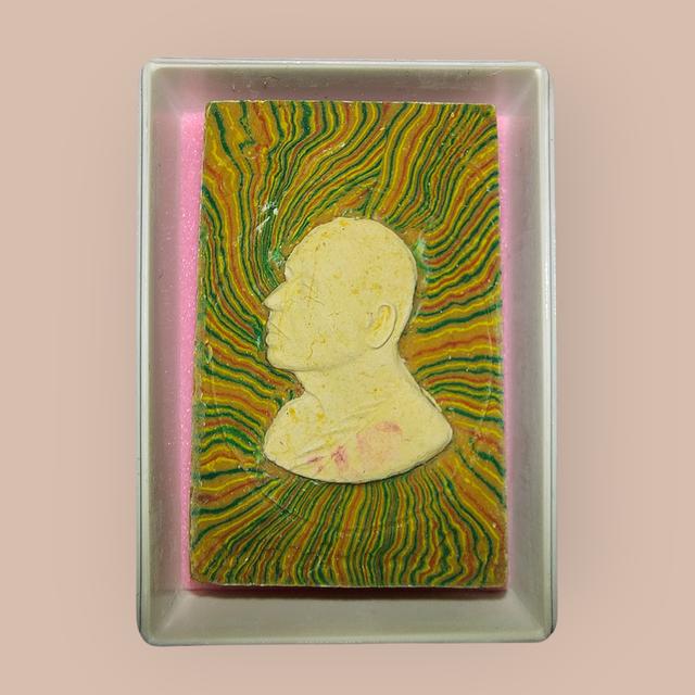 พระสมเด็จสายรุ้งหน้าขาว ตะกรุด 3 กษัตริย์ หลวงพ่อแพ ปี 2537 พิมพ์งดงาม เดิมจากวัด