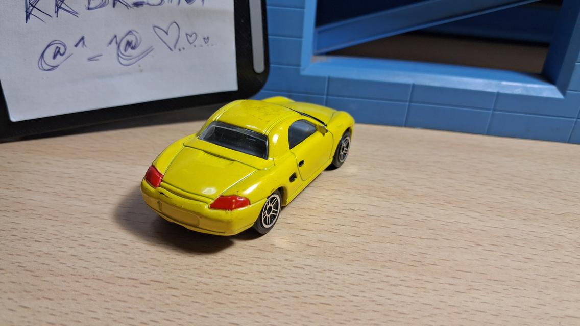 ส่งต่อรถเหล็กสะสม Realtoy Porsche Boxster S (Hardtop) สีเหลือง 🇩🇪💛รายละเอียดสินค้า รูปย่อยที่ 3