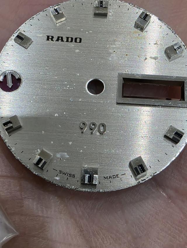 A.อะไหล่ หน้าปัด นาฬิกา RADO ราโด้ WATCH FACE ของเก่าเก็บ สวยหายาก รุ่นเก่า ขายตามสภาพ พร้อมส่ง รูปย่อยที่ 3