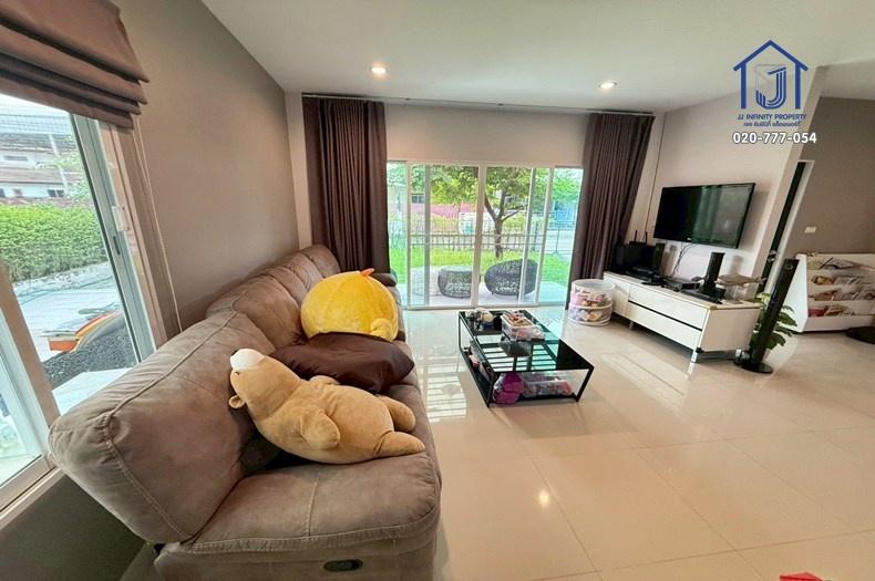 ขายบ้านเดี่ยว 2 ชั้น 80 ตรว. หมู่บ้านเดอะธารา รามอินทรา ซอยพระยาสุเรนทร์ 35 หลังมุม ใกล้ทางด่วน–แฟชั่นไอส์แลนด์ 8