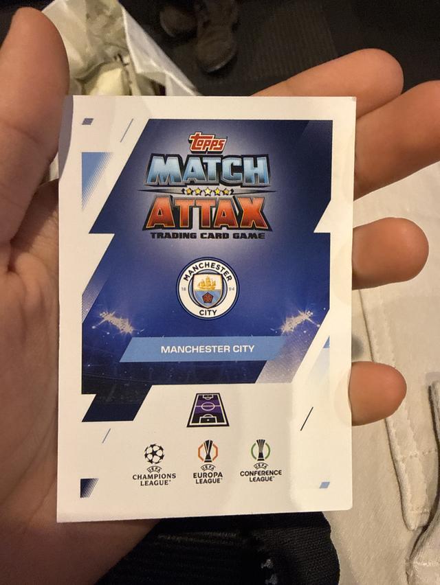 Rodri football card promotion 6