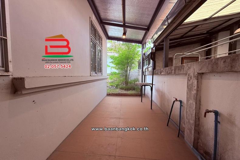 บ้านเดี่ยว เนื้อที่ 54 ตร.ว. หมู่บ้านบ้านธรรมชาติ 2 (ซอย 4) (ไทรม้า ซอย 11) ถนนรัตนาธิเบศร์ ตำบลไทรม้า อำเภอเมืองนนทบุรี นนทบุรี 14