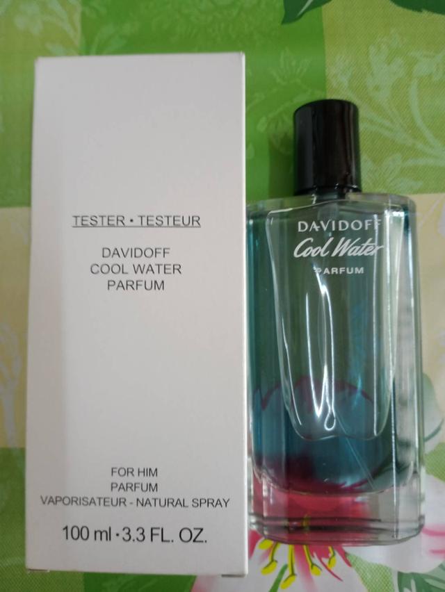 น้ำหอมแท้ราคาคุยกันได้  Davidoff cool water Parfum edp 90ml 