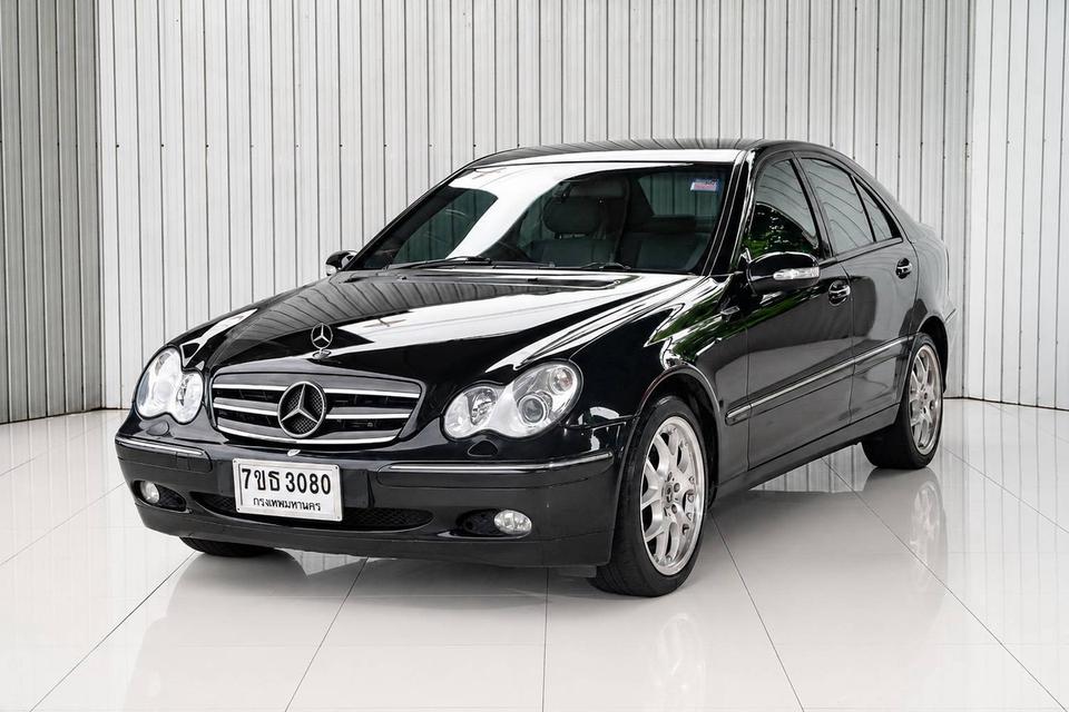 #BENZ C-CLASS, C180 1.8 KOMPRESSOR ELEGANCE ปี 2005 สีดำ�โฉม W203 ปี00-08(เลขไมล์ 247,410)ราคาขายตัด(เงินสด) 128,000.- (ขายเงินสดเท่านั้น) รูปที่ 5