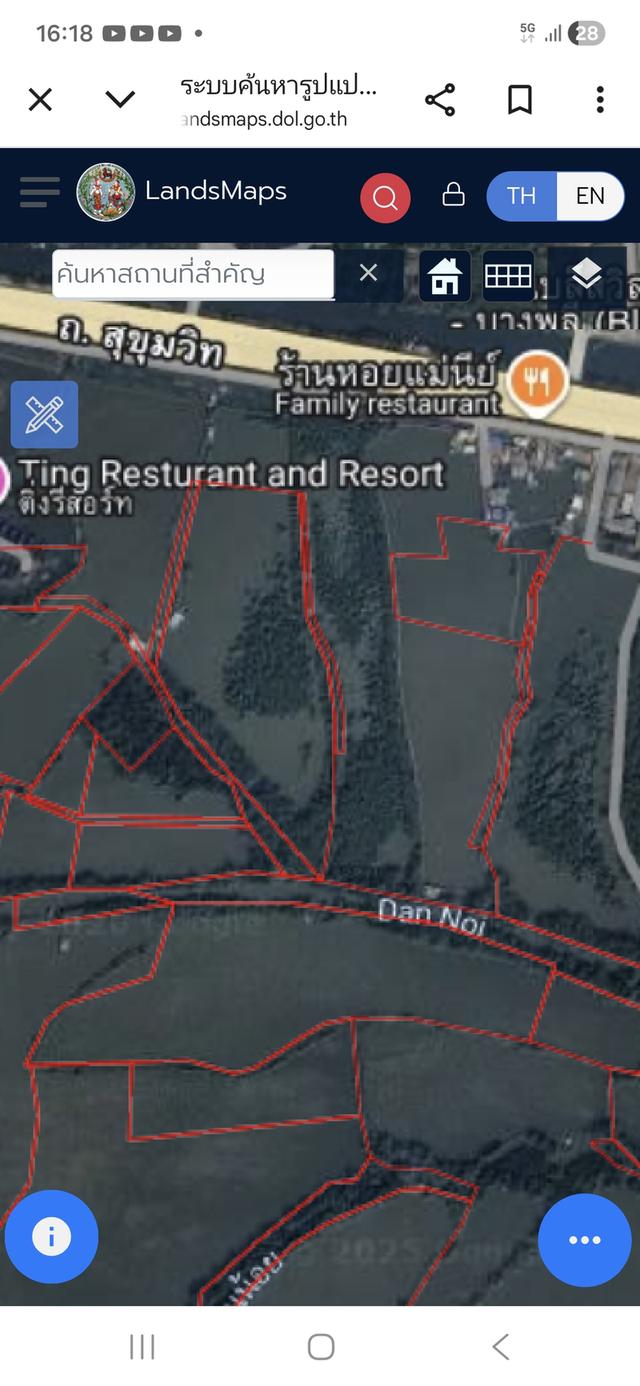 ขายที่ดินเปล่า ติดถนนสุขุมวิท จังหวัดสมุทรปราการ ฝั่งทะเล เนื้อที่ 18 ไร่ ราคาไร่ละ 4 ล้าน โทร 093-621-5000 3