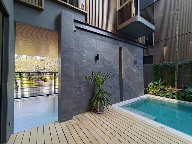 ให้เช่าบ้านเดี่ยว 3 ชั้น 4 ห้องนอน Bugaan บูก้าน พระราม9-เหม่งจ๋าย มีลิฟท์สระว่ายน้ำส่วนตัว วิวสวนขนาดใหญ่ เฟอร์พร้อมอยู 4