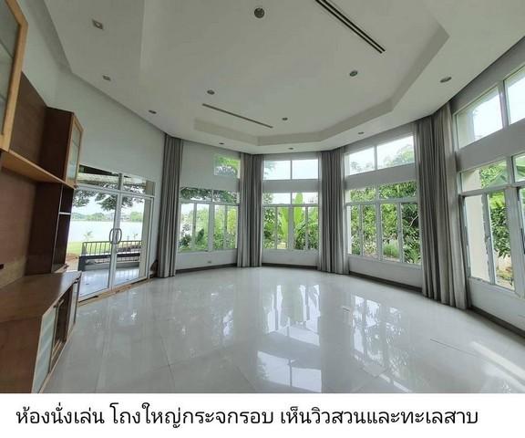 ขายบ้านเดี่ยวหลังใหญ่ 2 ชั้น หมู่บ้านเดอะลากูน 1-2 ปทุมธานี 1012 ตร.วา วิวทะเลสาบส่วนตัว หลังมุม 4