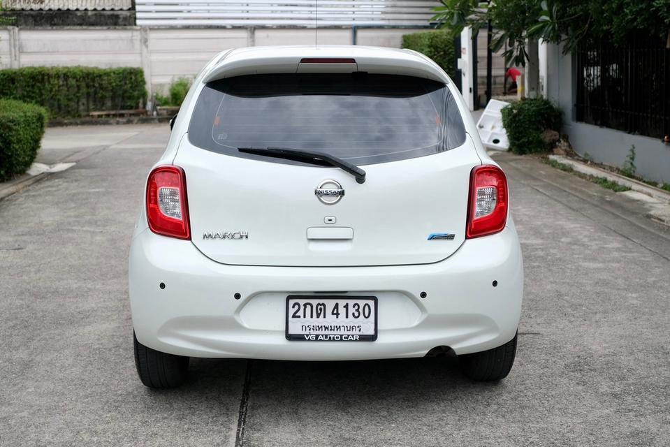 Nissan March 1.2VL ปี2013 สีขาว ออโต้ เบนซิน ไมล์ 90,000 กม. 5