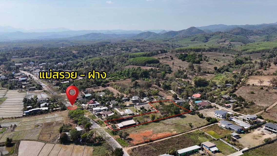 ขายที่ดินศักยภาพสูง ติดทางหลวง 109 อ.แม่สรวย เชียงราย พร้อมอาคารล้างรถ ใช้งานได้ทันที 1