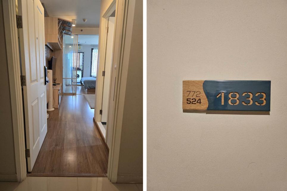 Condo U Delight Residence Riverfront Rama 3 แบบ 1 ห้องนอน ชั้น18 วิวแม่น้ำ เฟอร์ built-in 8