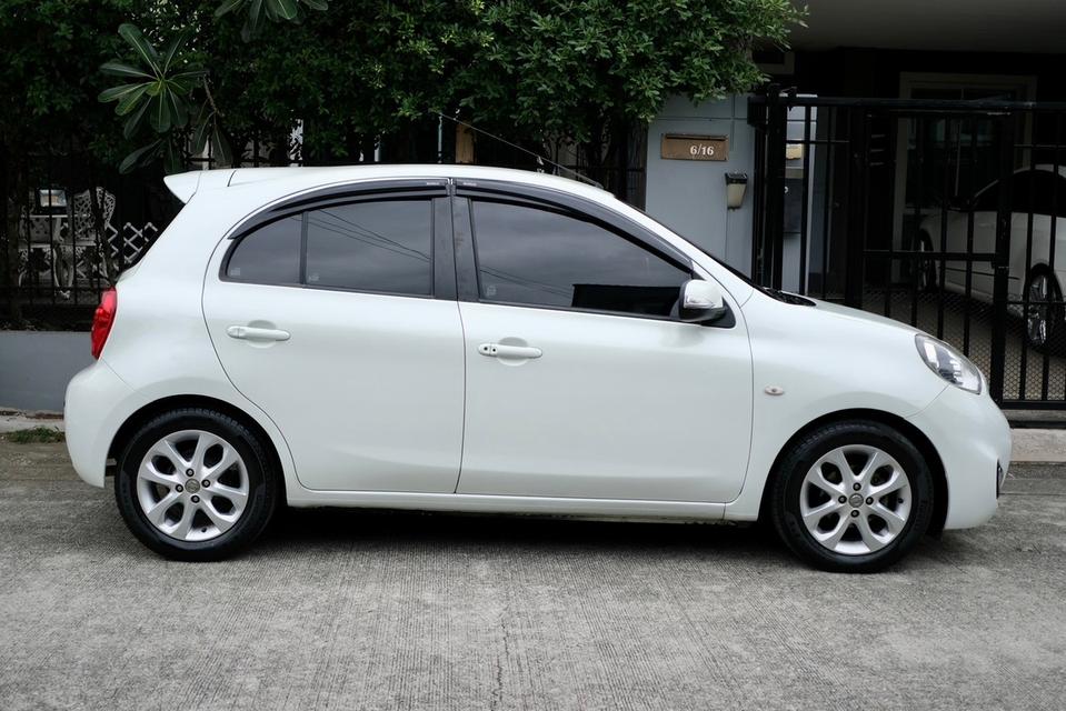 Nissan March 1.2VL ปี2013 สีขาว ออโต้ เบนซิน ไมล์ 90,000 กม. 7