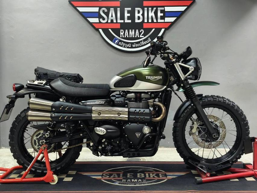 Triumph Street Scrambler 900 ปี 2019 abs ของแต่งครบพร้อมลุยได้เลย