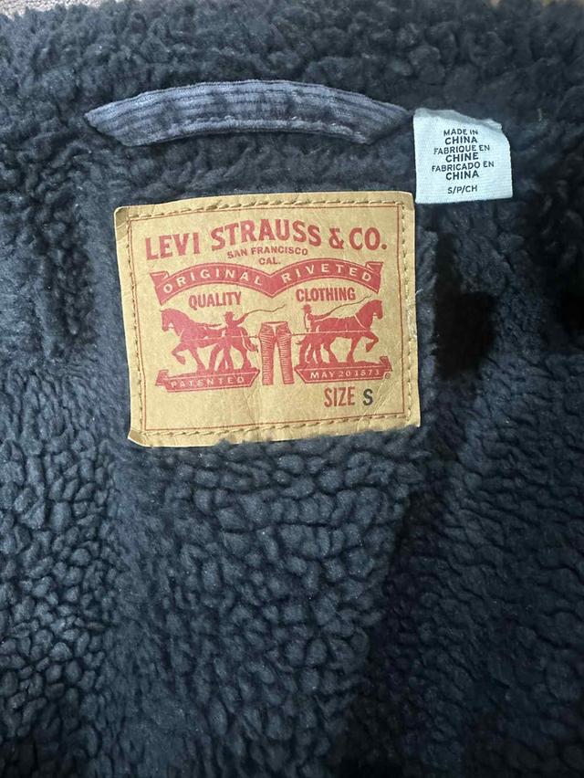 Levi's Premium Men's Sherpa Corduroy Trucker สีดำ รูปที่ 7