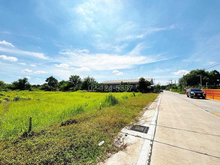 ที่ดินเปล่า เนื้อที่ 2 ไร่ ติดถนนเอราวัณ 1 ต.คลองสอง อ.คลองหลวง จ.ปทุมธานี 4