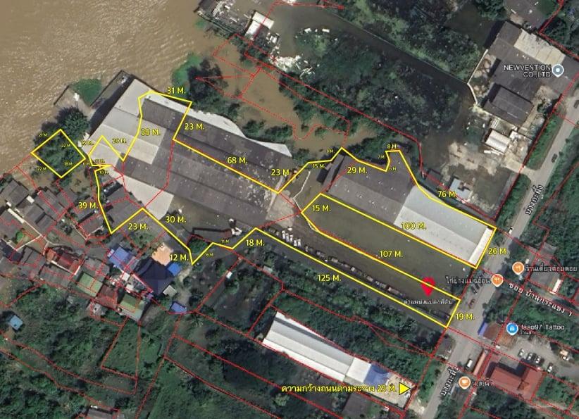 ที่ดิน ขายที่ดินพร้อมสิ่งปลูกสร้าง 7 ไร่ 3 งาน 78 ตร.ว. ด้านหลังติดแม่น้ำเจ้าพระยา 10