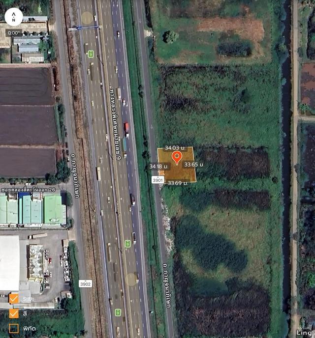 ขายด่วนที่ดิน 286 ตารางวา ติดถนนเลียบมอเตอร์เวย์ ต.คลองสี่ อ.คลองหลวง จ.ปทุมธานี 6